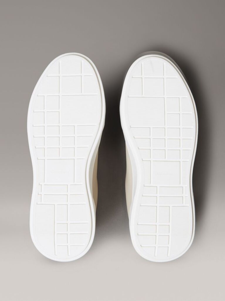 Μπεζ Δερμάτινα NYC Sneakers  Γυναίκα