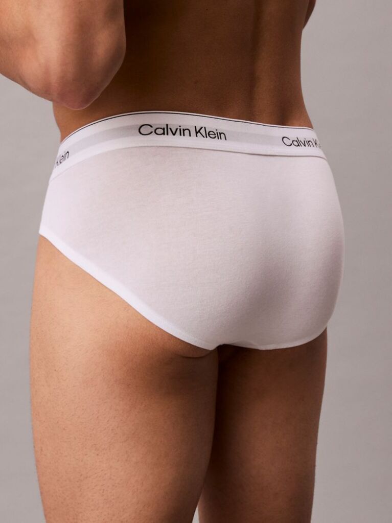 Λευκό Σετ 3 Σλιπ - Icon Cotton Stretch  Άνδρας