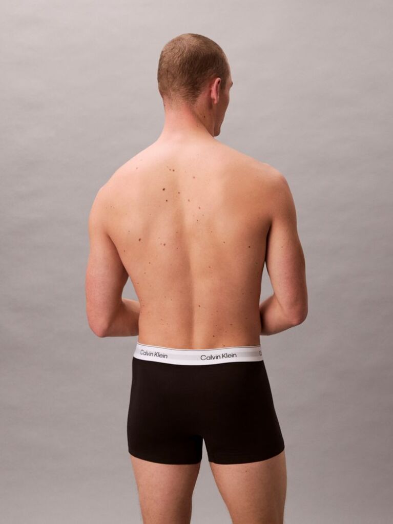 Μαύρο Σετ 3 Μπόξερ - Icon Cotton Stretch  Άνδρας