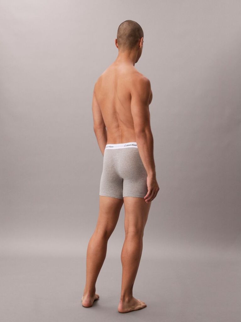Multi 3 Pack Boxer Briefs - Icon Cotton Stretch  Men