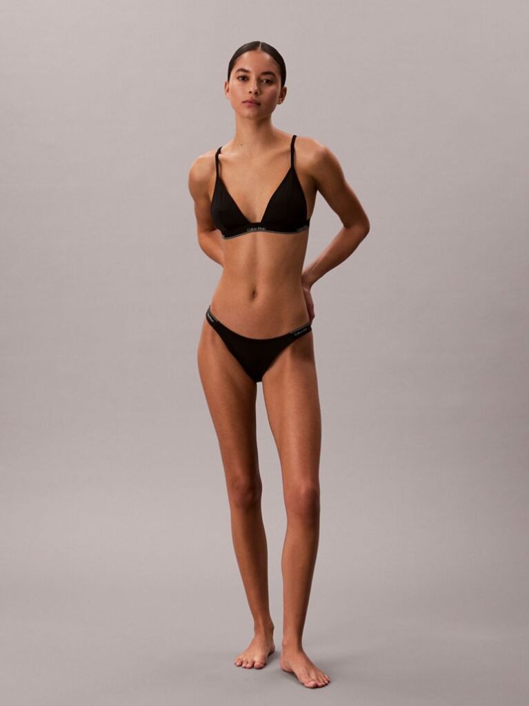 Black Bikini Bottoms - CK Icon  Women