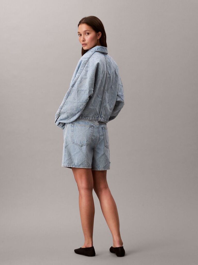 Denim Denim Σορτς Με Λεπτομέρεια Από Βελονάκι  Γυναίκα