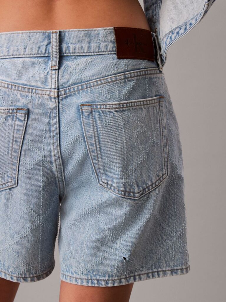 Denim Denim Σορτς Με Λεπτομέρεια Από Βελονάκι  Γυναίκα