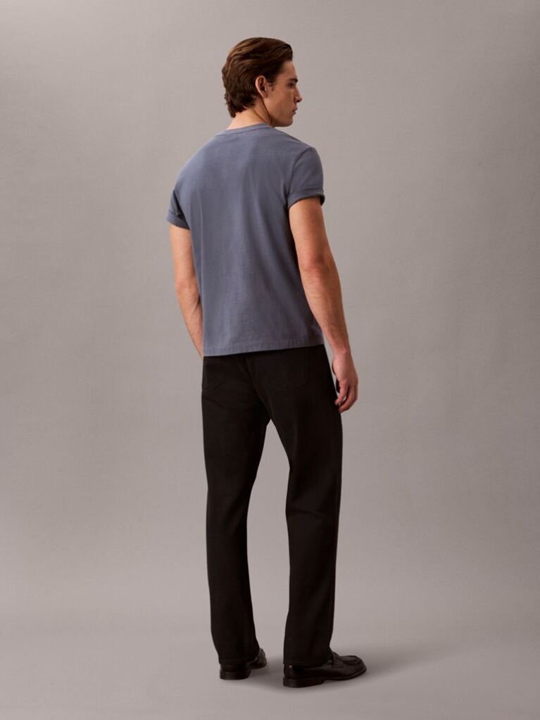 Black Regular Straight Black Jeans  Men