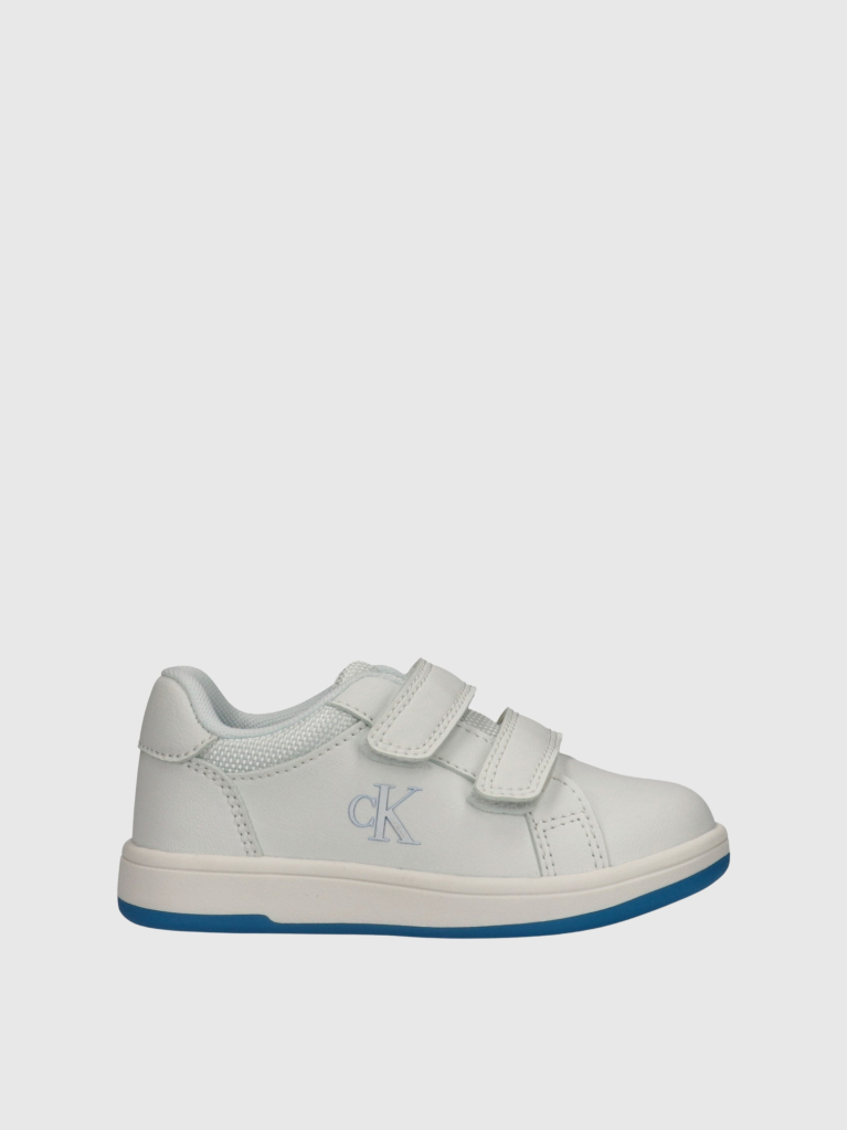 Λευκό Sneakers Με Velcro Και Χαμηλό Κόψιμο  Παιδικό Unisex