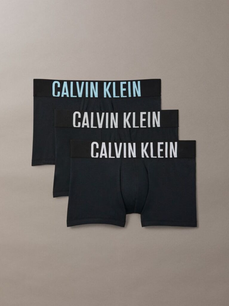 Black 3 Pack Trunks - Intense Power  Men