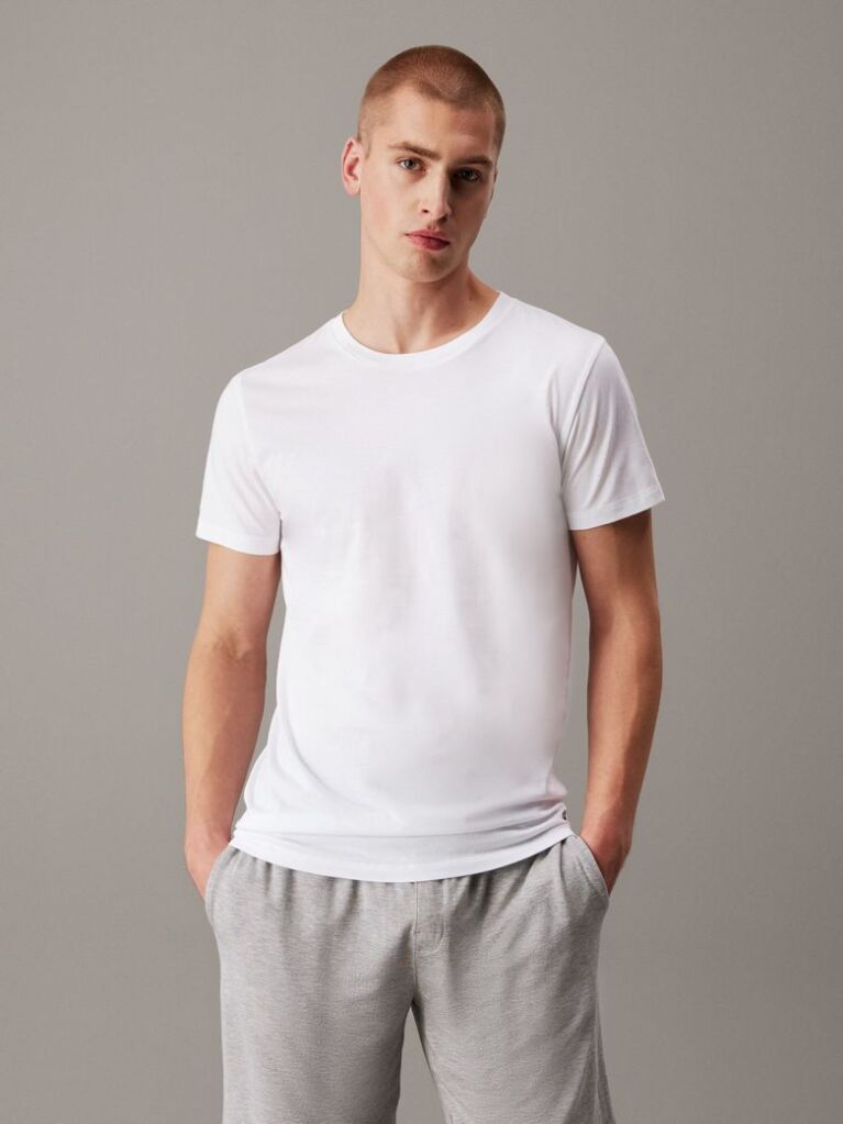 Multi 3 Pack Crewneck T-Shirts - Cotton Classics  Men