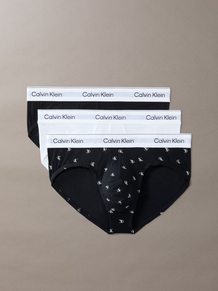 Multi 3 Pack Briefs - Icon Cotton Stretch  Men