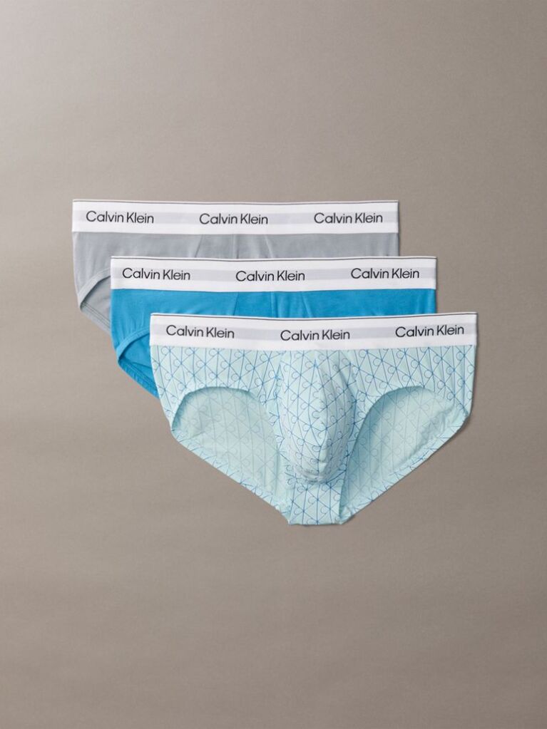 Multi 3 Pack Briefs - Icon Cotton Stretch  Men