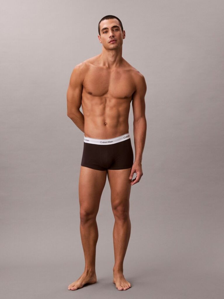 Multi 3 Pack Low Rise Trunks - Icon Cotton Stretch  Men
