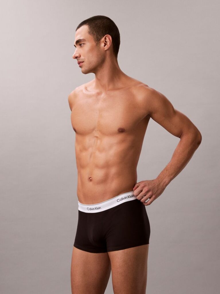 Multi 3 Pack Low Rise Trunks - Icon Cotton Stretch  Men
