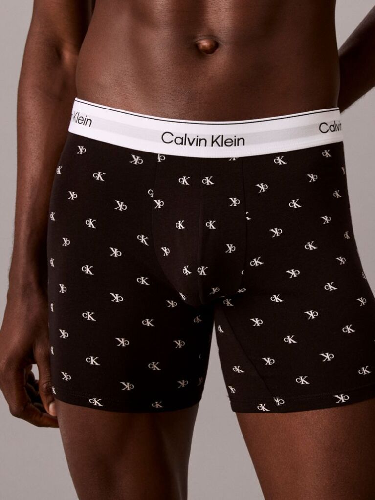 Multi 3 Pack Boxer Briefs - Icon Cotton Stretch  Men