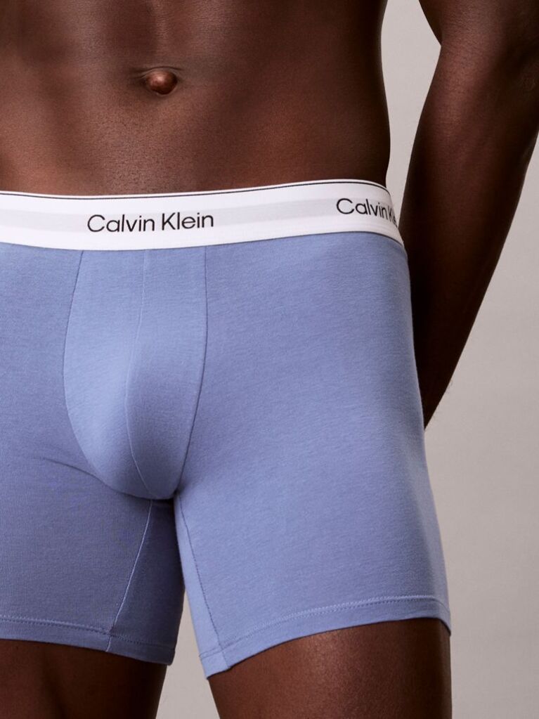 Multi 3 Pack Boxer Briefs - Icon Cotton Stretch  Men
