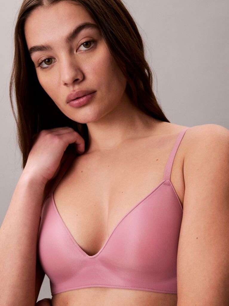 Pink Lightly Lined Wirefree Bra - Perfectly Fit Ultralight  Women