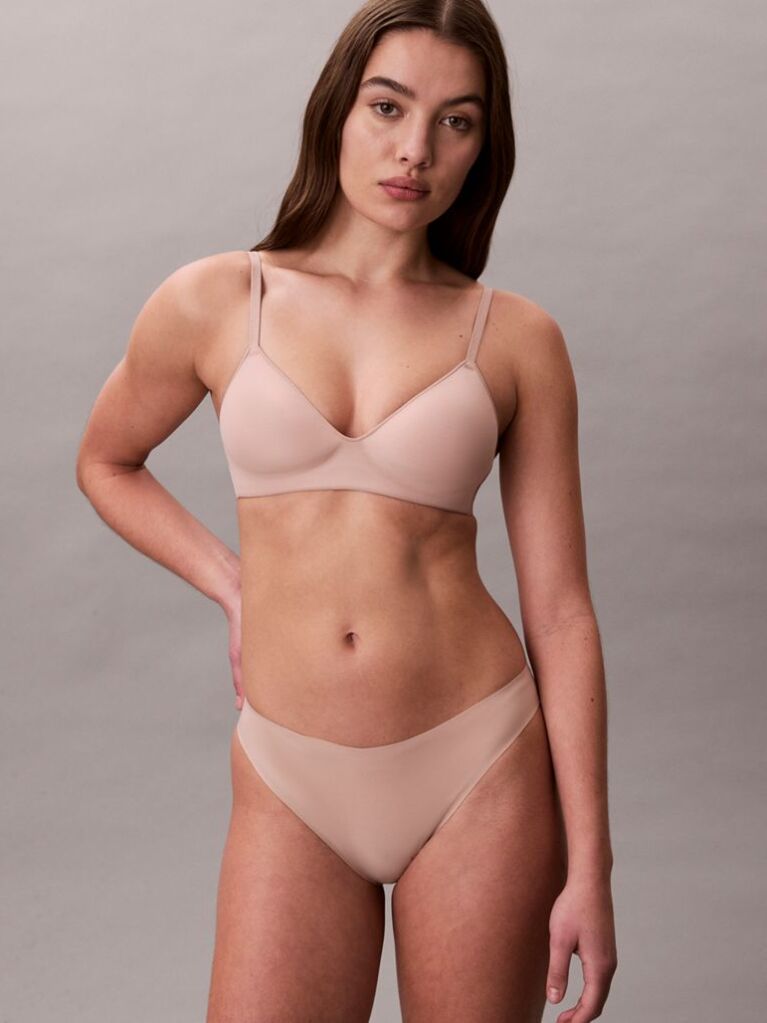 Brown Lightly Lined Wirefree Bra - Perfectly Fit Ultralight  Women