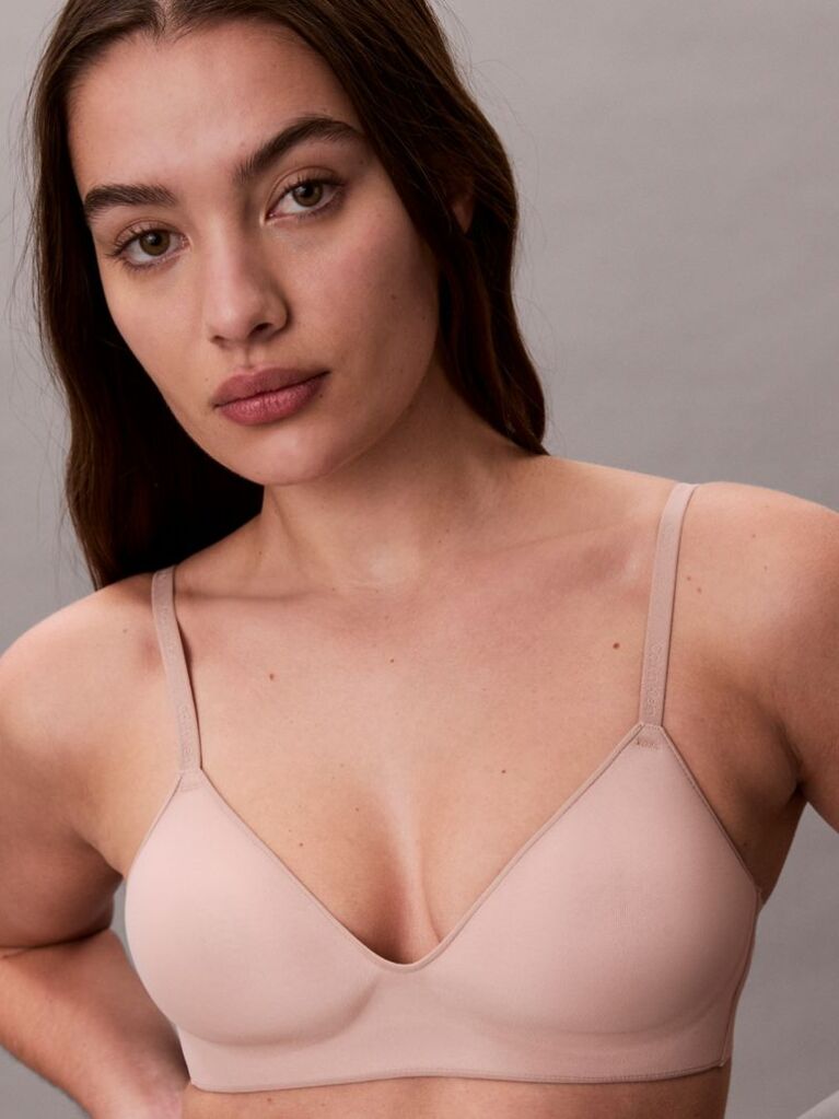 Brown Lightly Lined Wirefree Bra - Perfectly Fit Ultralight  Women