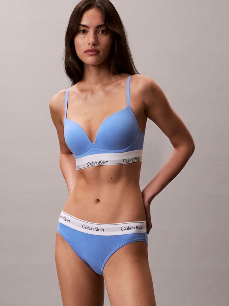 Blue Bikini Briefs - Icon Cotton Modal  Women