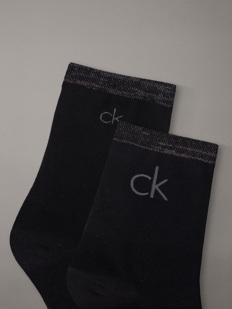 Black 2 Pack Short Socks  Women