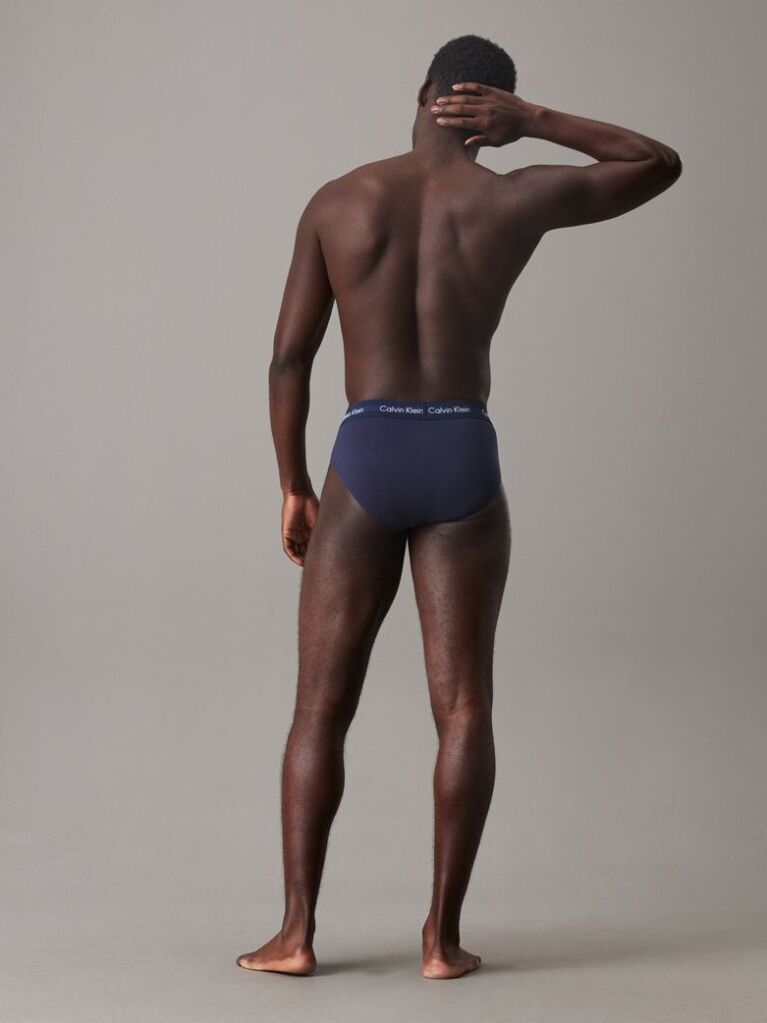 Multi 3 Pack Briefs - Cotton Stretch  Men