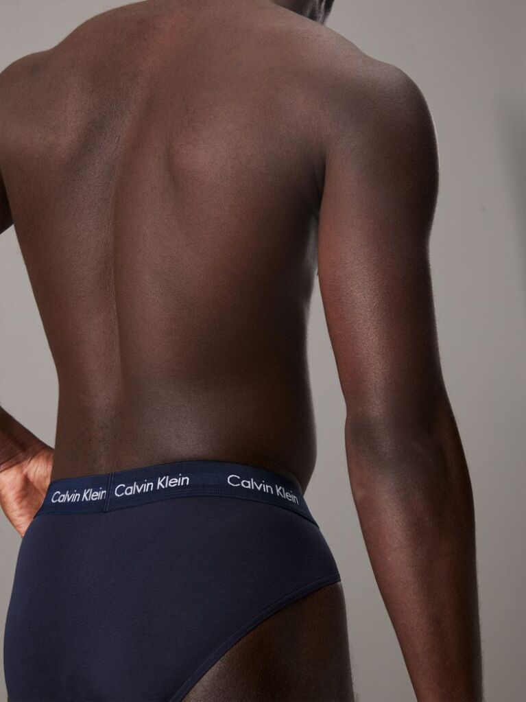 Multi 3 Pack Briefs - Cotton Stretch  Men