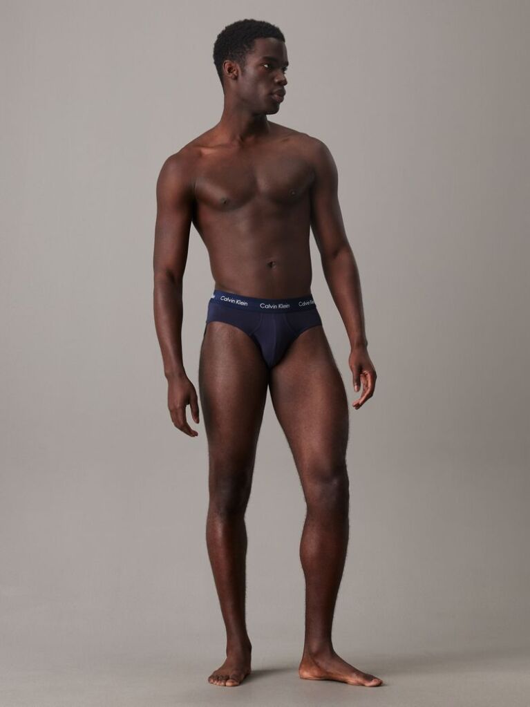 Multi 3 Pack Briefs - Cotton Stretch  Men