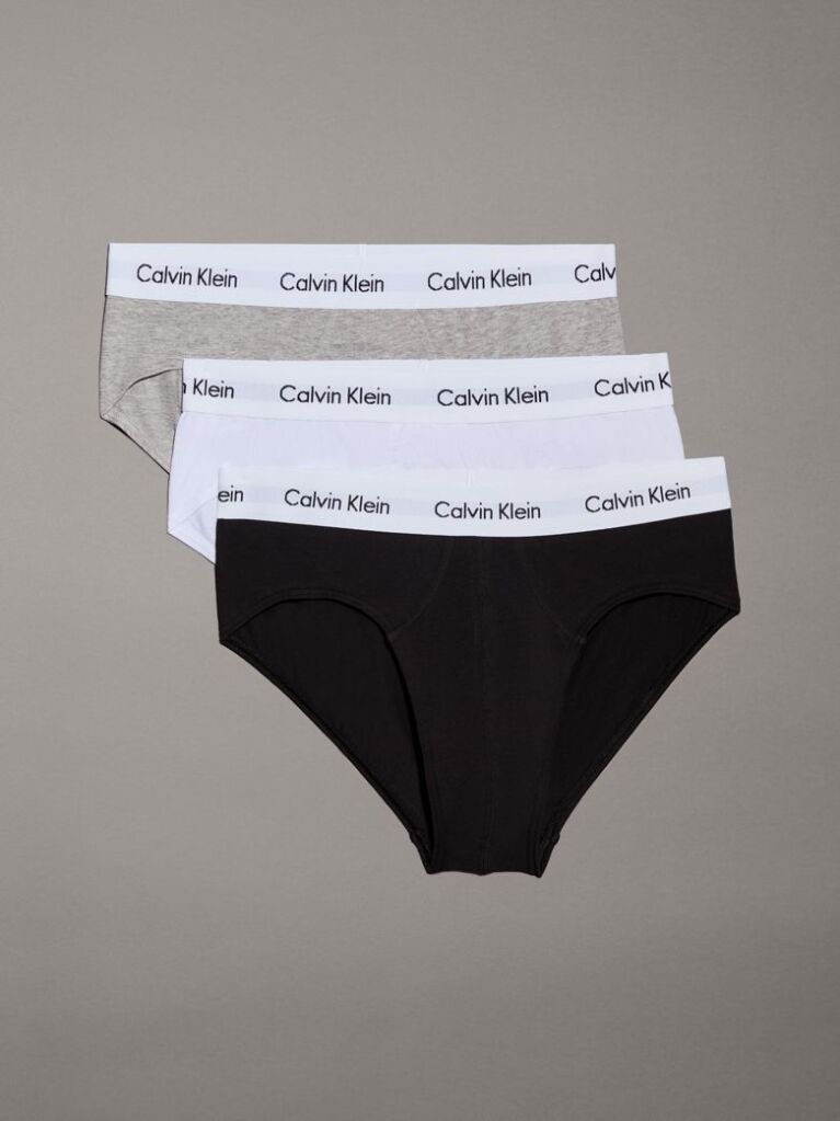 Multi 3 Pack Briefs - Cotton Stretch  Men