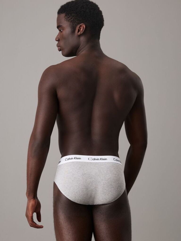 Multi 3 Pack Briefs - Cotton Stretch  Men