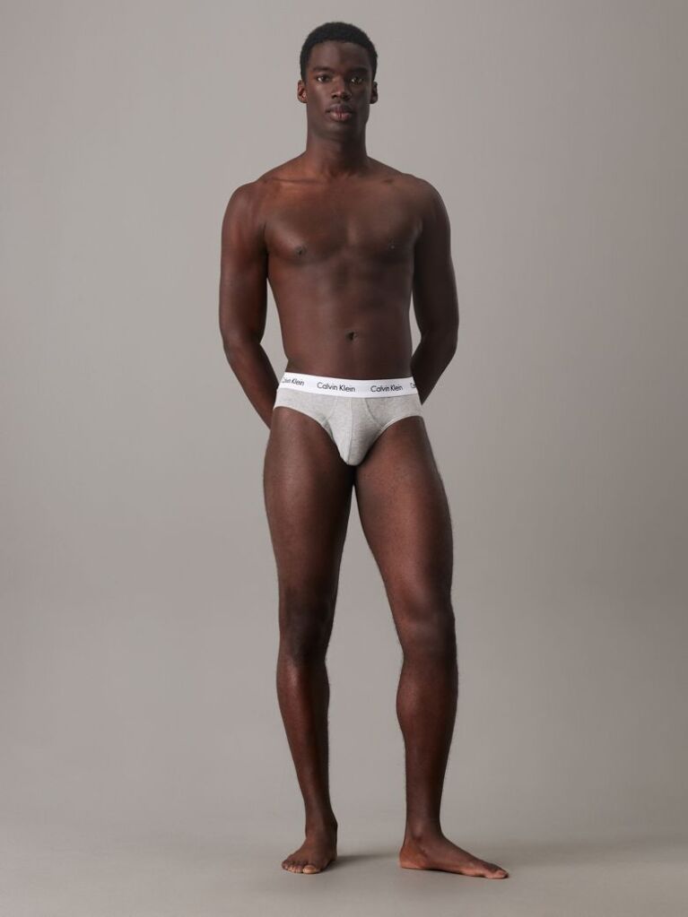 Multi 3 Pack Briefs - Cotton Stretch  Men