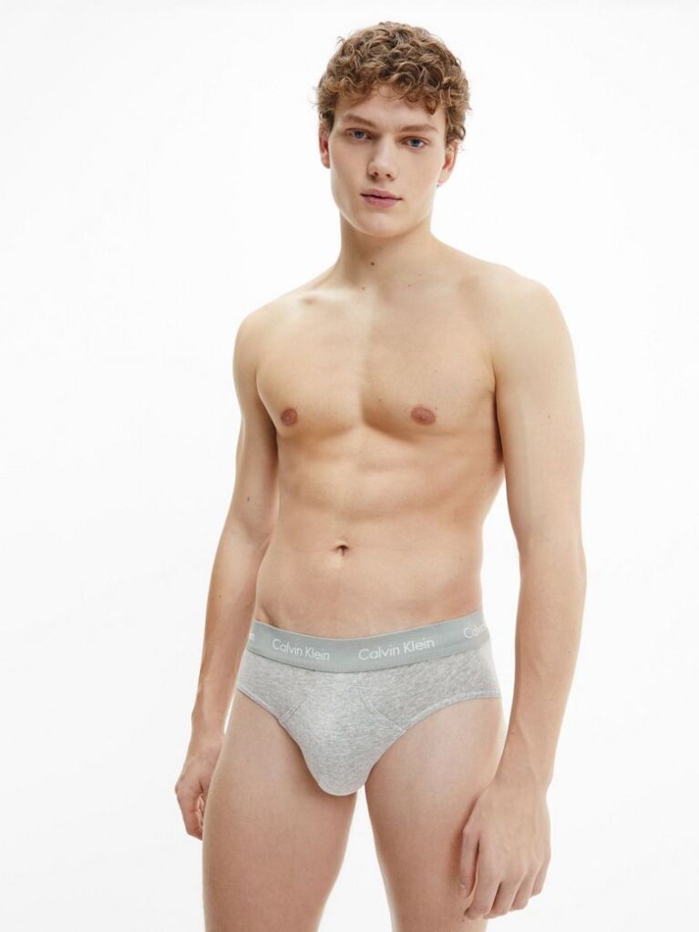 Multi 3 Pack Briefs - Cotton Stretch  Men