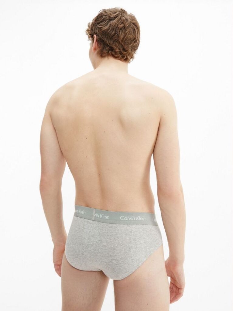 Multi 3 Pack Briefs - Cotton Stretch  Men