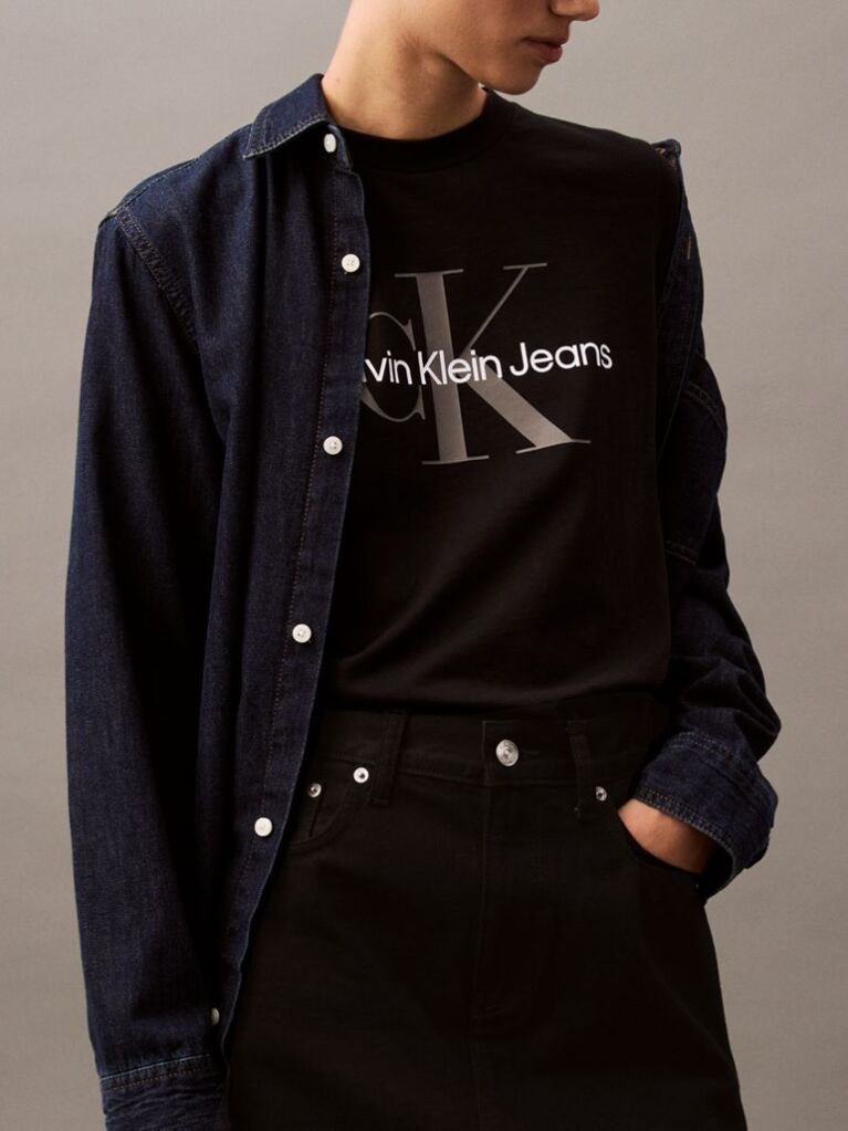 Black Monogram T-shirt  Women