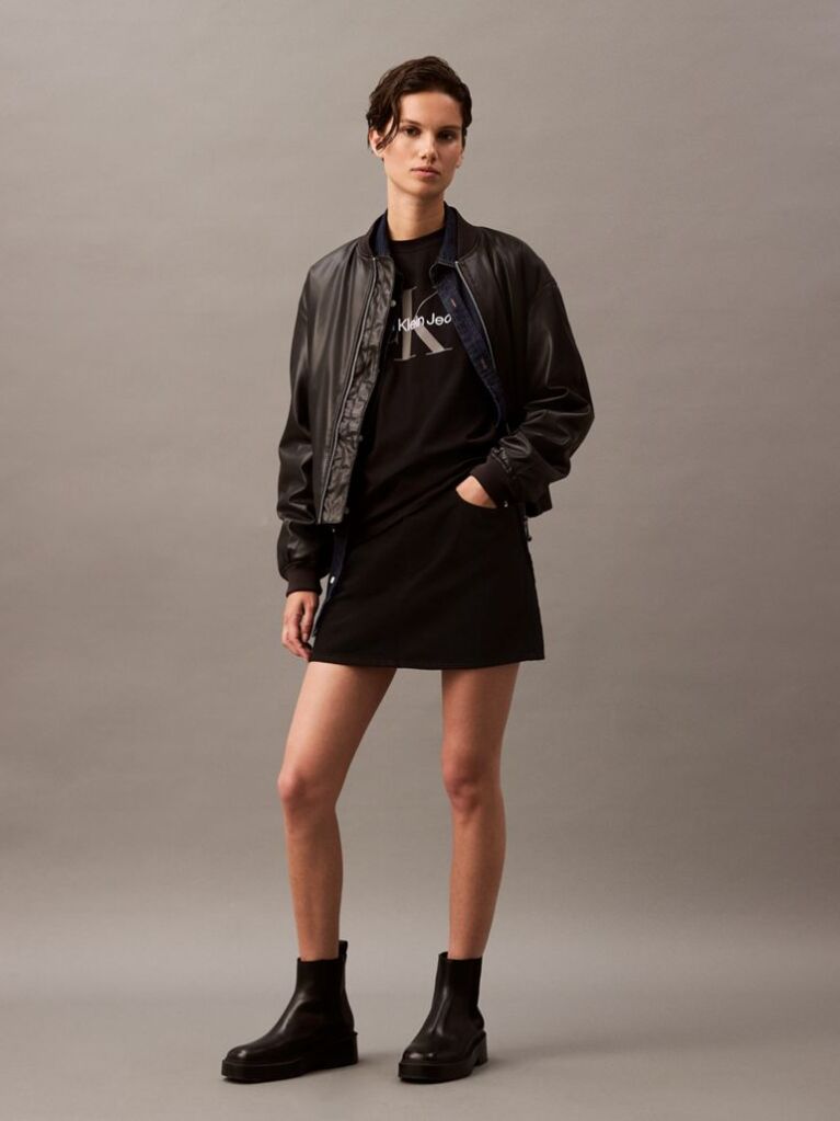 Black Monogram T-shirt  Women