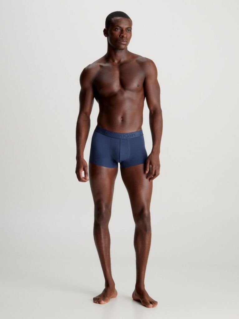 Blue Low Rise Trunks - CK Black Cooling  Men