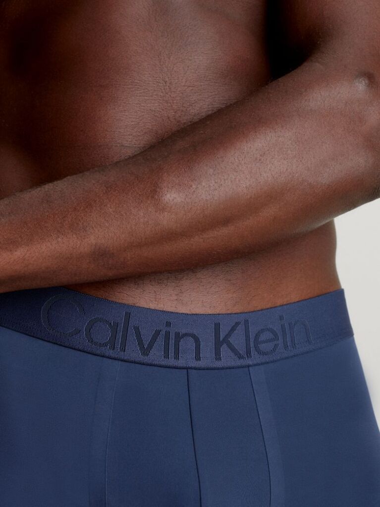 Blue Low Rise Trunks - CK Black Cooling  Men