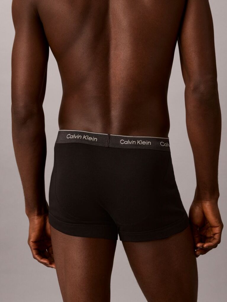 Black 3 Pack Trunks - Cotton Classics  Men