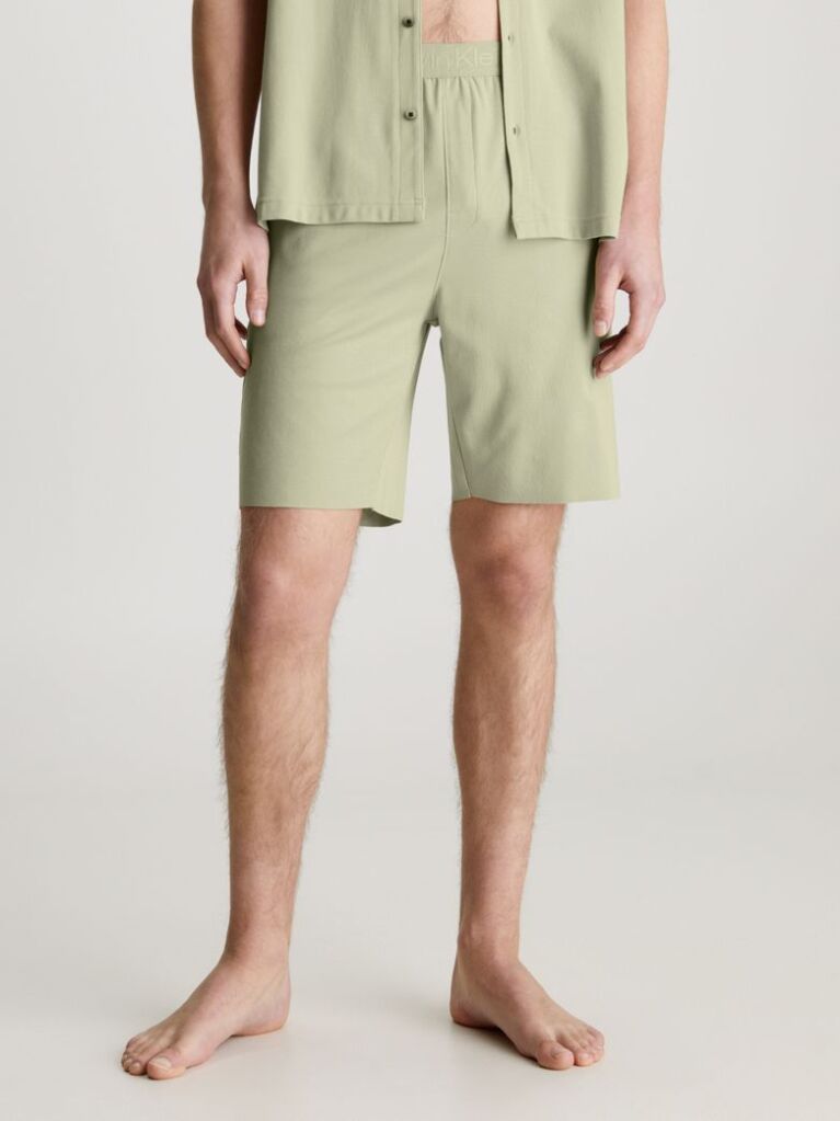Green Pyjama Shorts - CK Black  Men