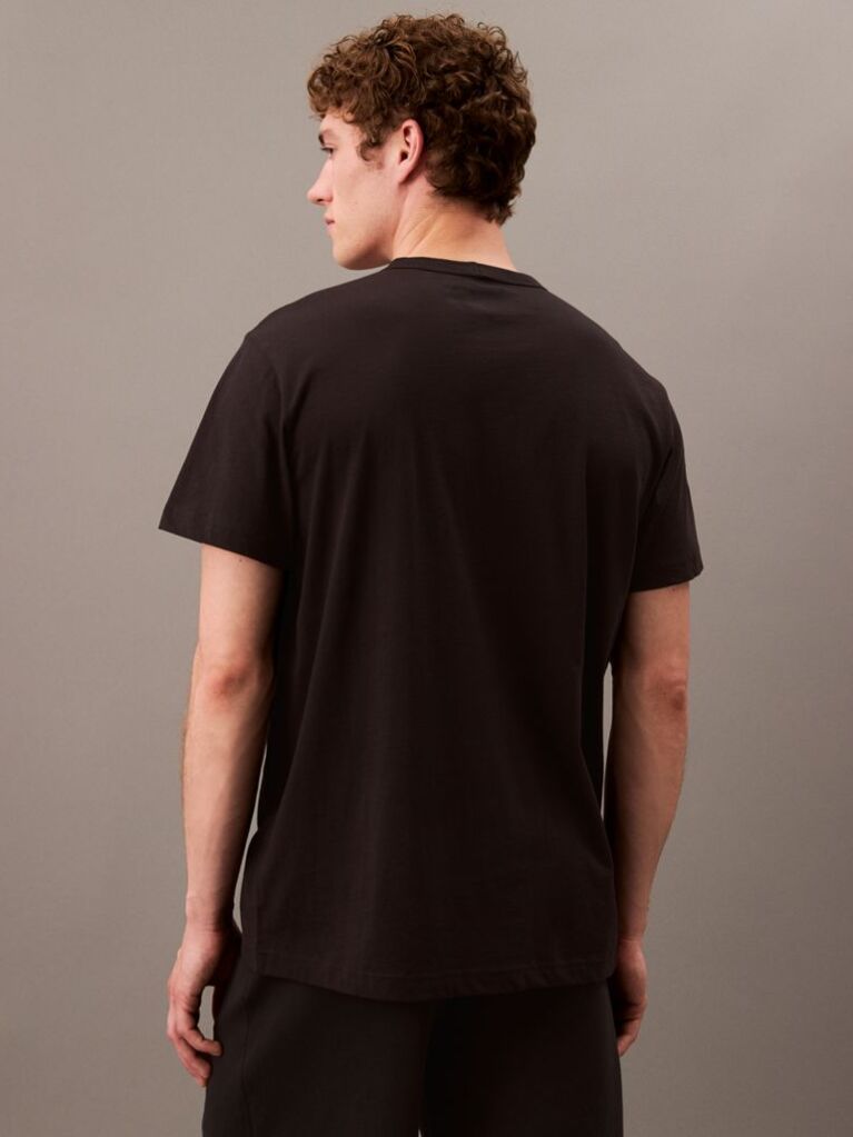 Μαύρο Lounge Κοντομάνικο T-shirt  Άνδρας