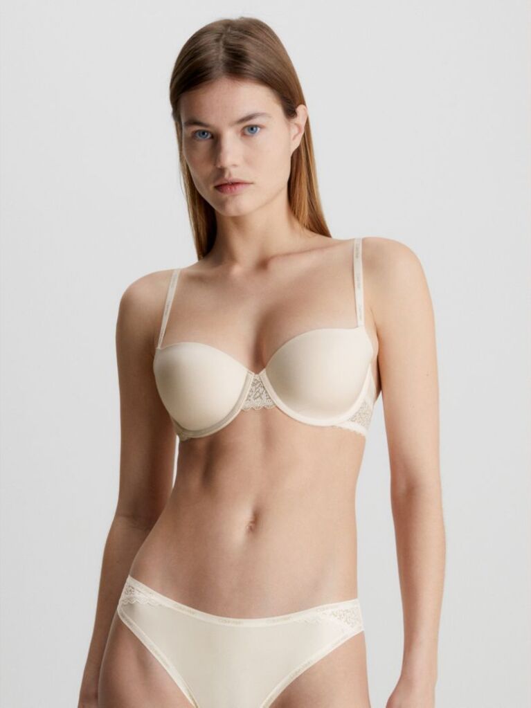 Beige Balconette Bra - Flirty  Women