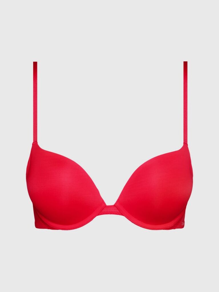 Κόκκινο Push-Up Σουτιέν Με Βαθύ Ντεκολτέ-  Perfectly Fit  Γυναίκα