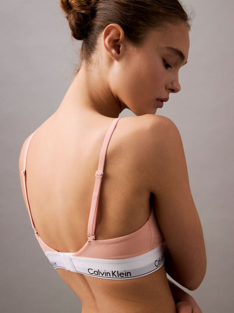 Orange Triangle Bra - Modern Cotton  Women