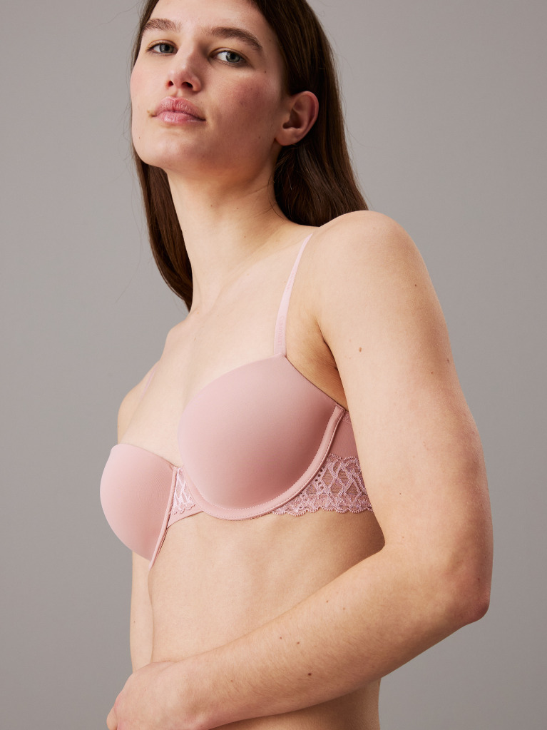 Pink Balconette Bra - CK Attraction  Women