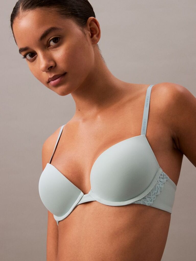 Πράσινο Push-Up Σουτιέν Με Βαθύ Ντελκοτέ - CK Attraction  Γυναίκα