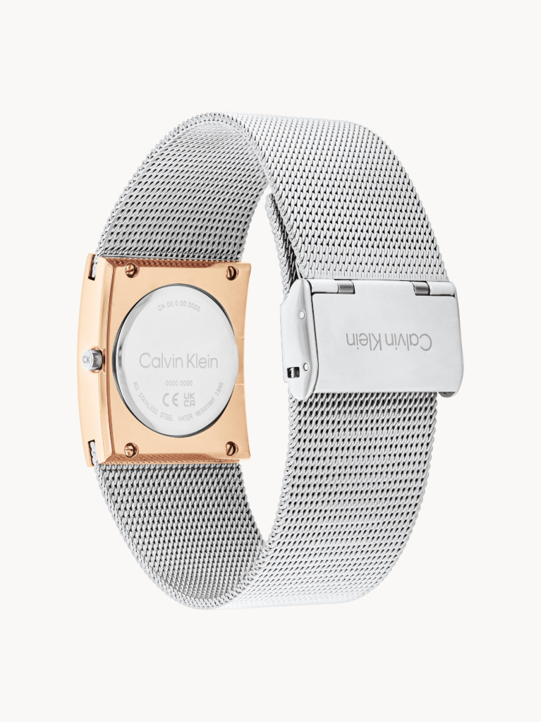 Silver Stainless Steel Square Bracelet Watch - Timeless  Women