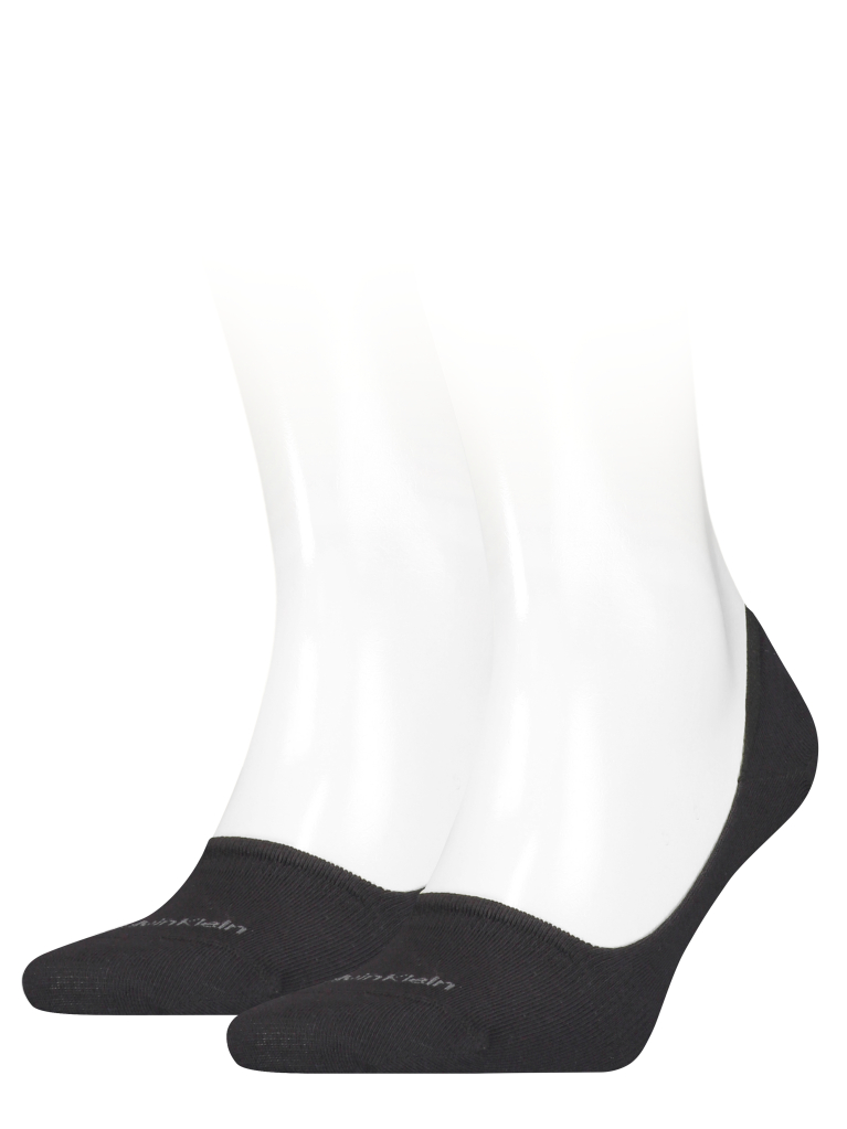 Black Calvin Klein Mid-Cut Men's Footie 2 pack  Men