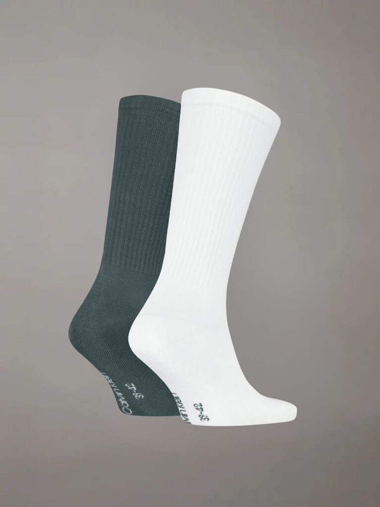 Multi 2 Pack Crew Socks  Men
