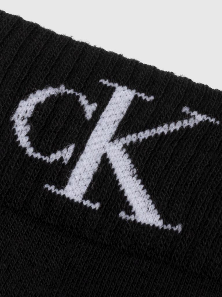 Black Quarter Socks 2 Pack Monogram  Men
