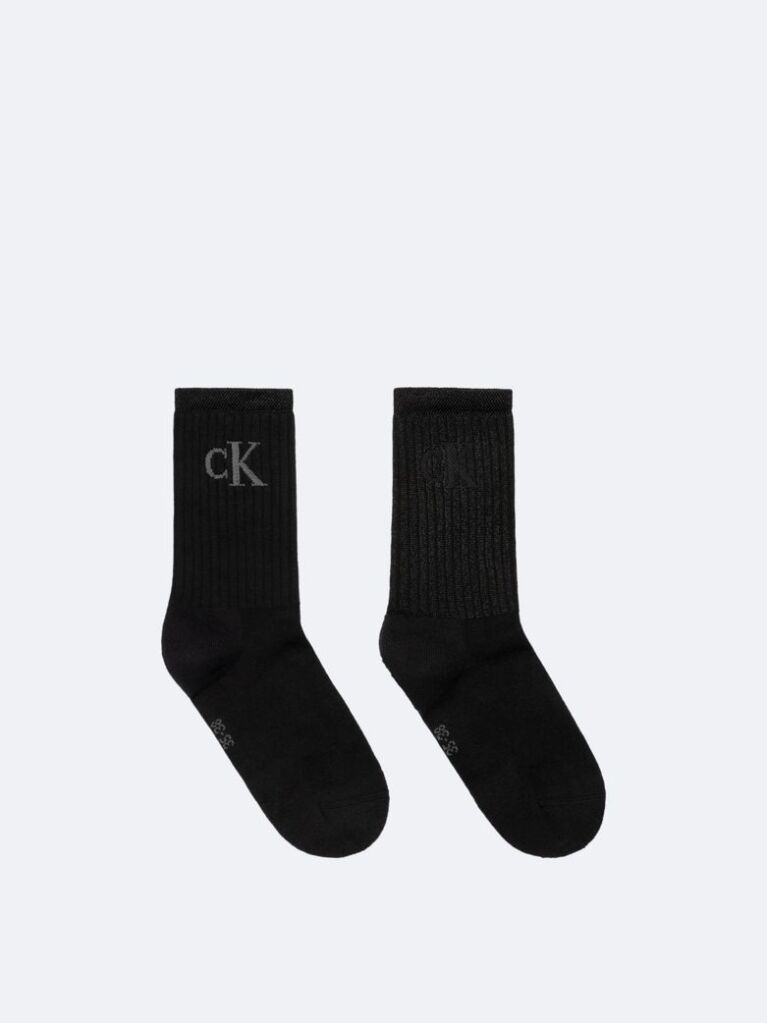 Black 2 Pack Crew Socks  Women
