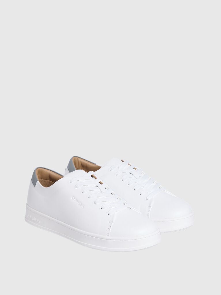 White Δερμάτινα Sneakers  Men