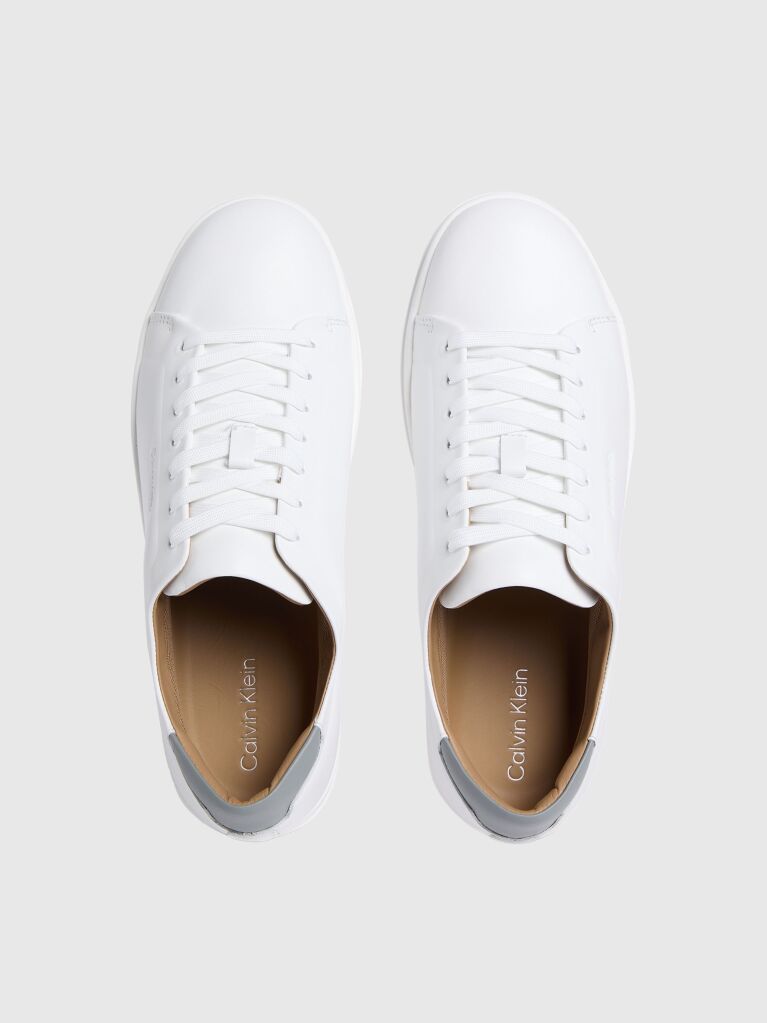 White Δερμάτινα Sneakers  Men