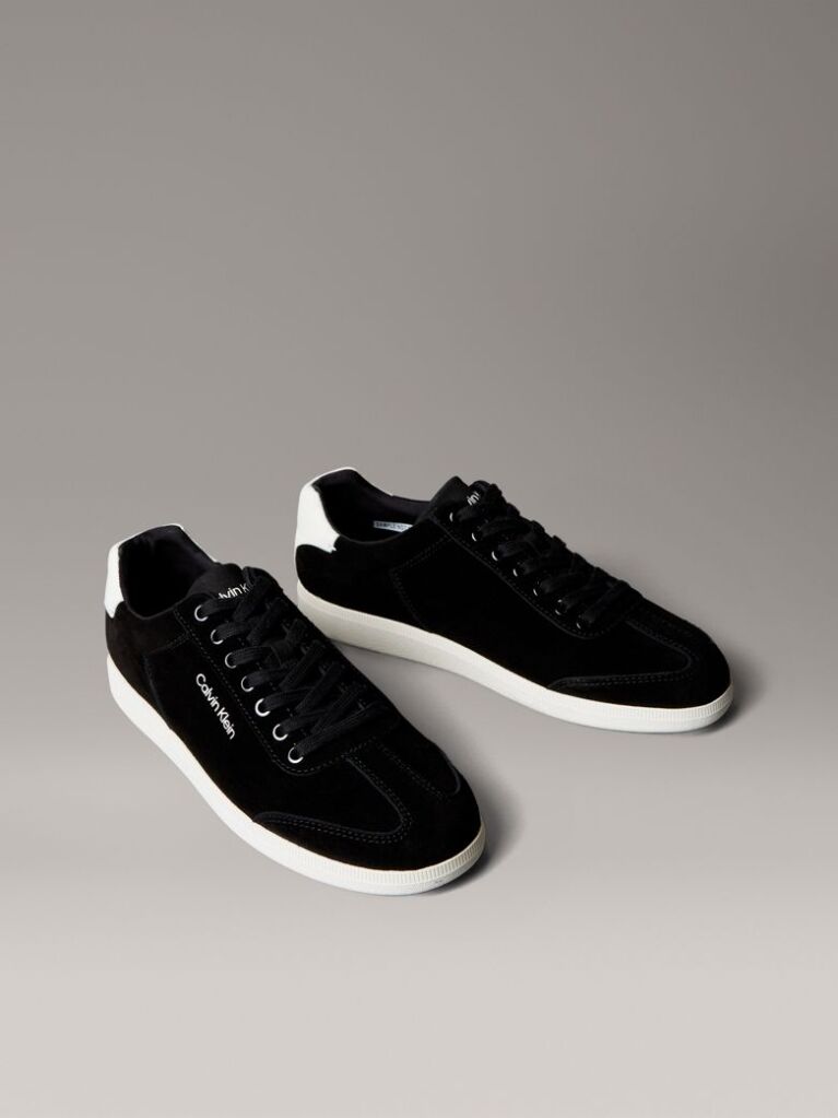 Μαύρο Σουέτ Sneakers  Άνδρας